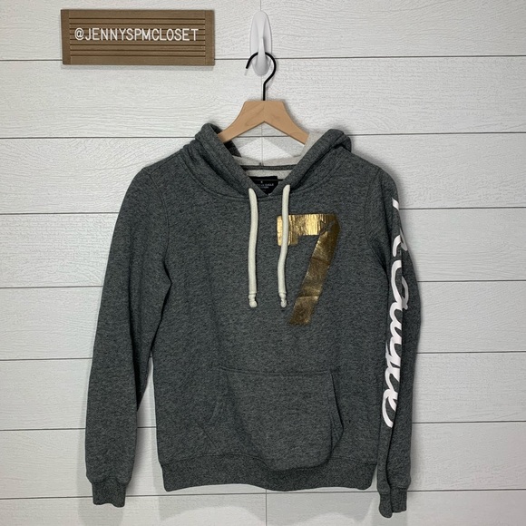 American Eagle Outfitters Tops - American Eagle Grey Hoodie Size Medium